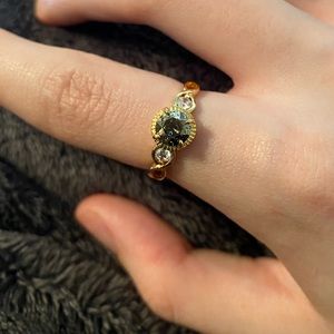 Swarovski Gold Ring